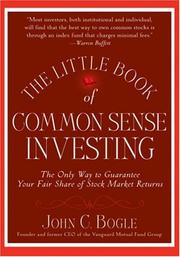 Cover of The Little Book of Common Sense Investing