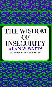 Cover of The Wisdom of Insecurity