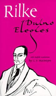 Cover of Duino Elegies