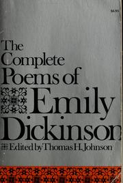 Cover of The Complete Poems of Emily Dickinson