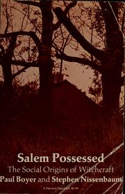 Cover of Salem possessed