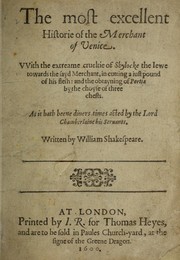 Cover of The Merchant of Venice