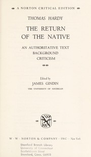 Cover of The Return of the Native