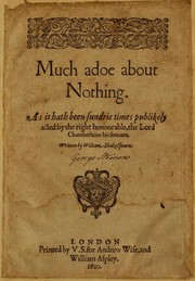 Cover of Much Ado About Nothing