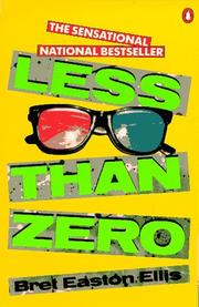 Cover of Less than Zero